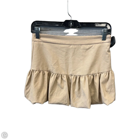 Skirt Mini & Short By Love Tree In Beige, Size: 4