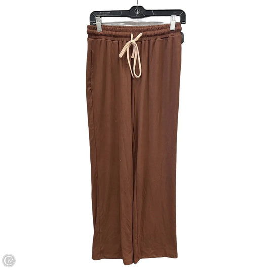 Pants Lounge By Clothes Mentor In Brown, Size: Large