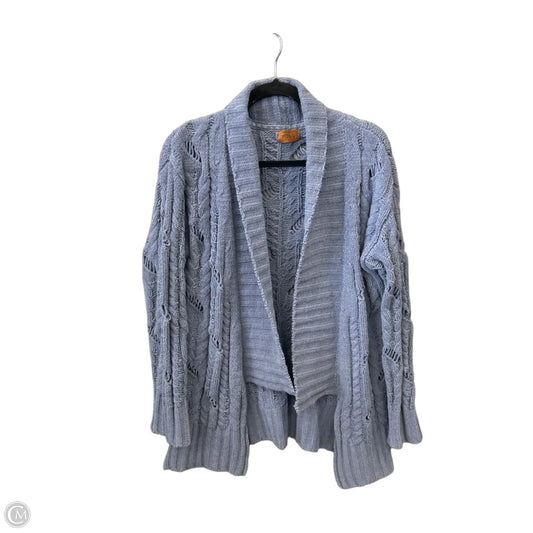 Sweater Cardigan By Pol In Blue, Size: S