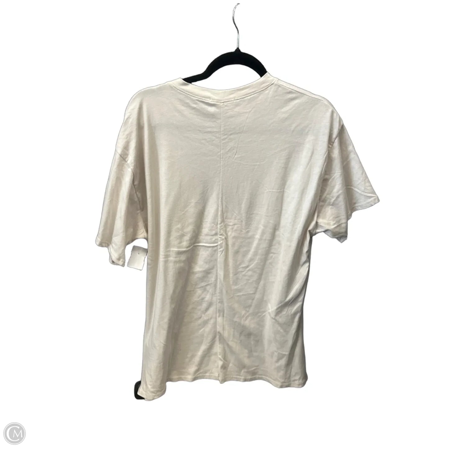 Top Short Sleeve By Tres Bien In Cream, Size: S