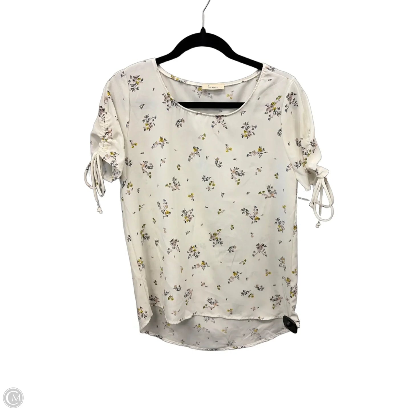Top Short Sleeve By Les Amis In White, Size: S