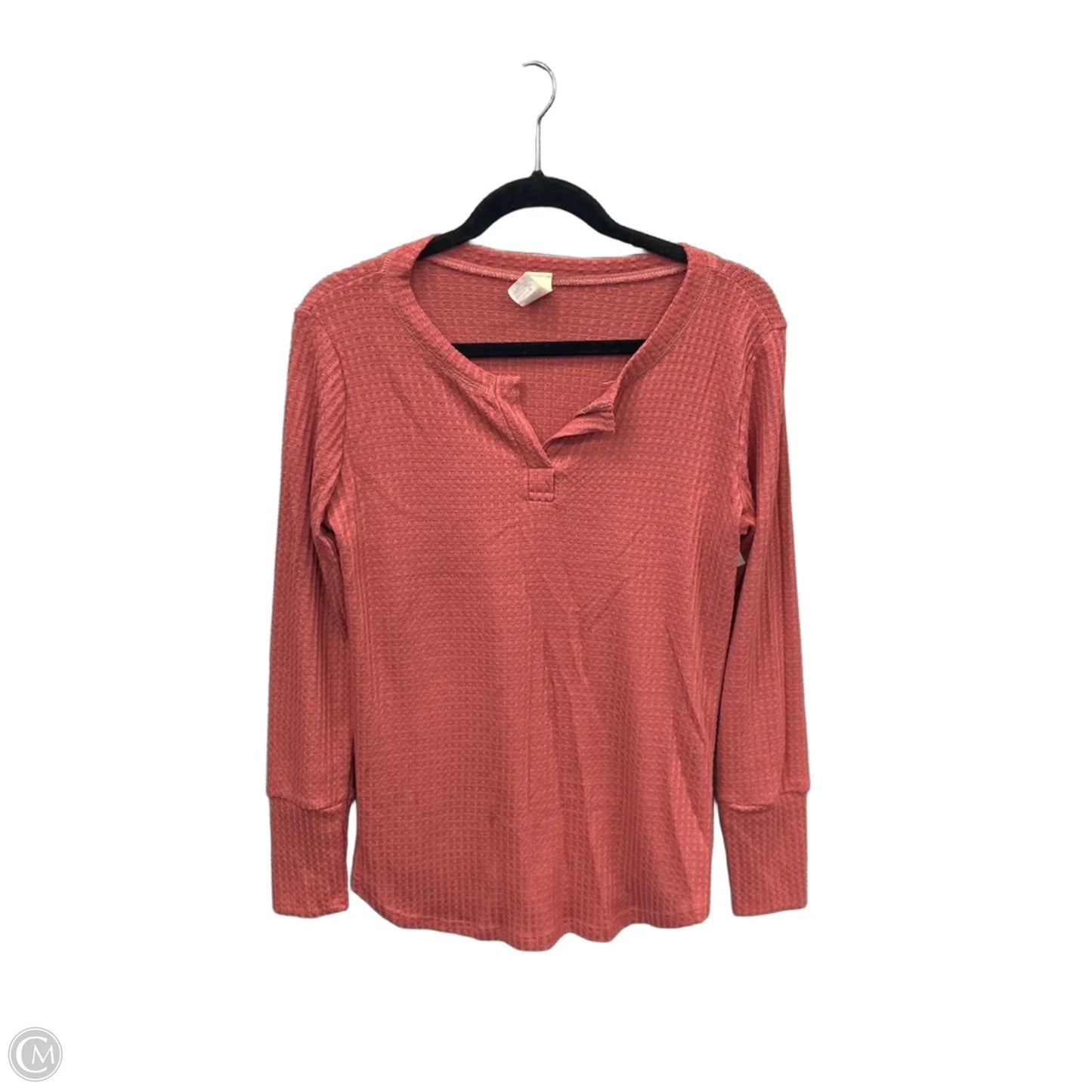 Top Long Sleeve By 7th Ray In Pink, Size: S