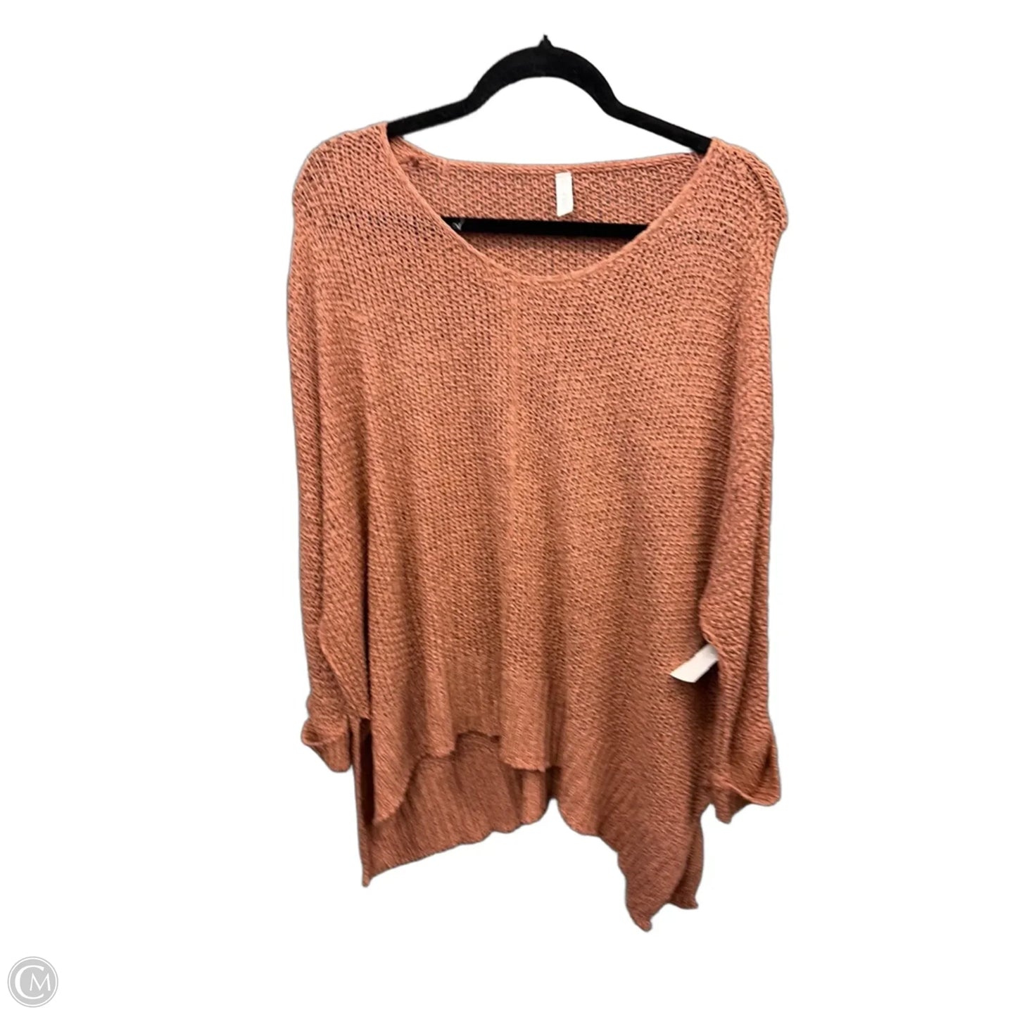Top Long Sleeve By Wishlist In Brown, Size: S