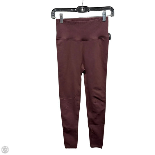 Athletic Leggings By Clothes Mentor In Maroon, Size: S