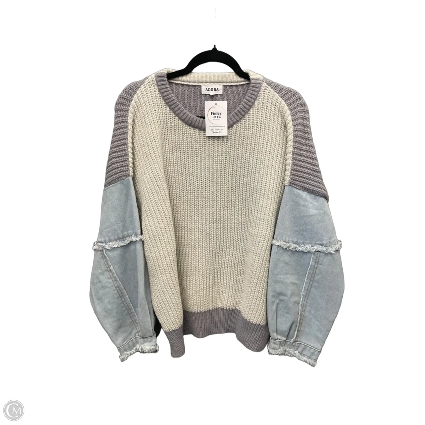 Sweater By Adora In Grey, Size: S