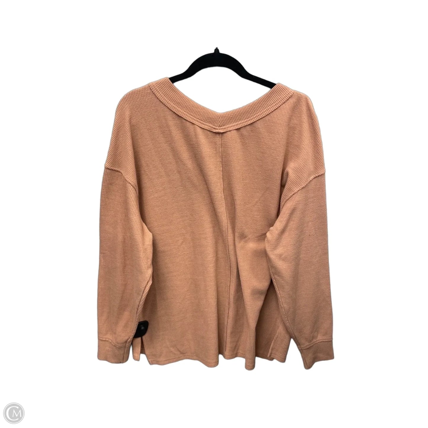 Top Long Sleeve By Clothes Mentor In Brown, Size: S