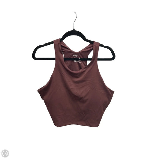 Athletic Bra By Mta Sport In Maroon, Size: 2x