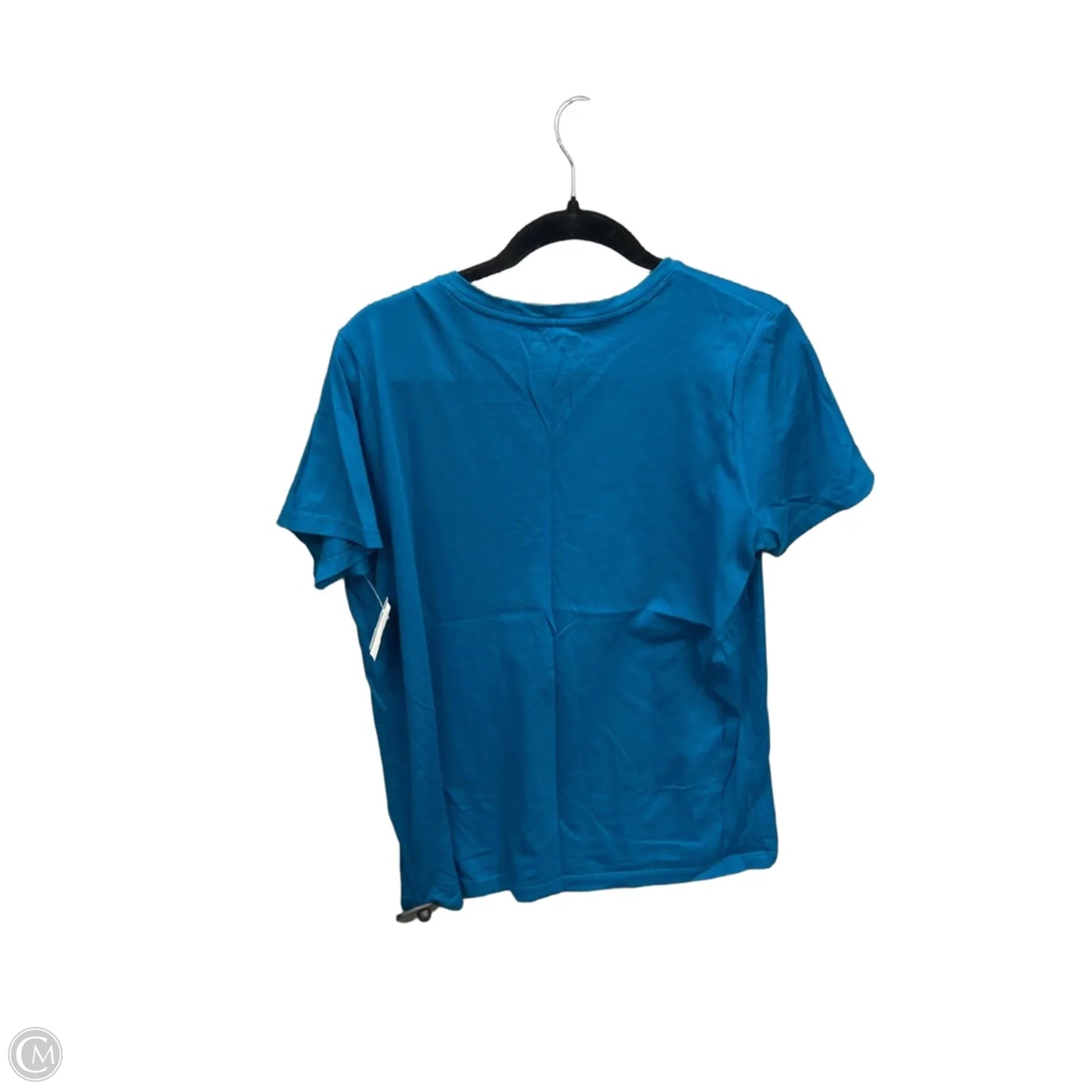 Top Short Sleeve Basic By Lands End In Teal, Size: M