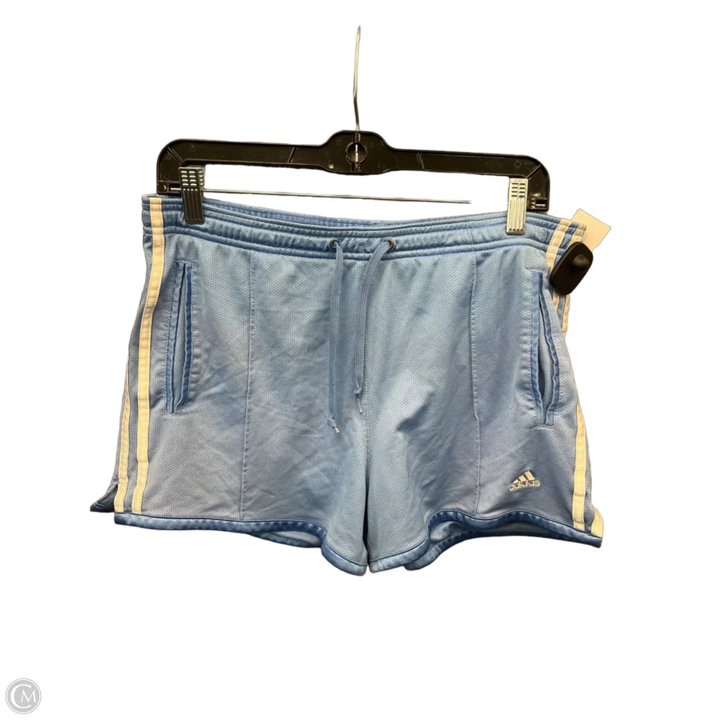 Athletic Shorts By Adidas In Blue, Size: M