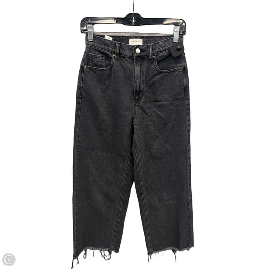 Jeans Cropped By Pacsun In Black Denim, Size: 2