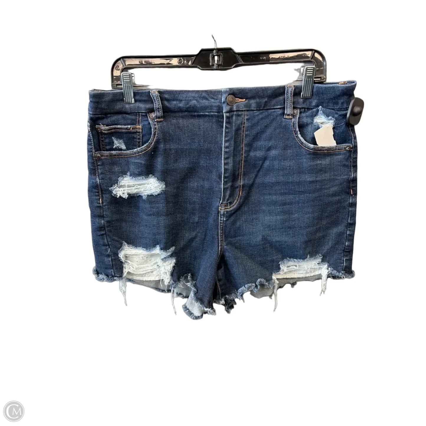 Shorts By American Eagle In Blue Denim, Size: 14