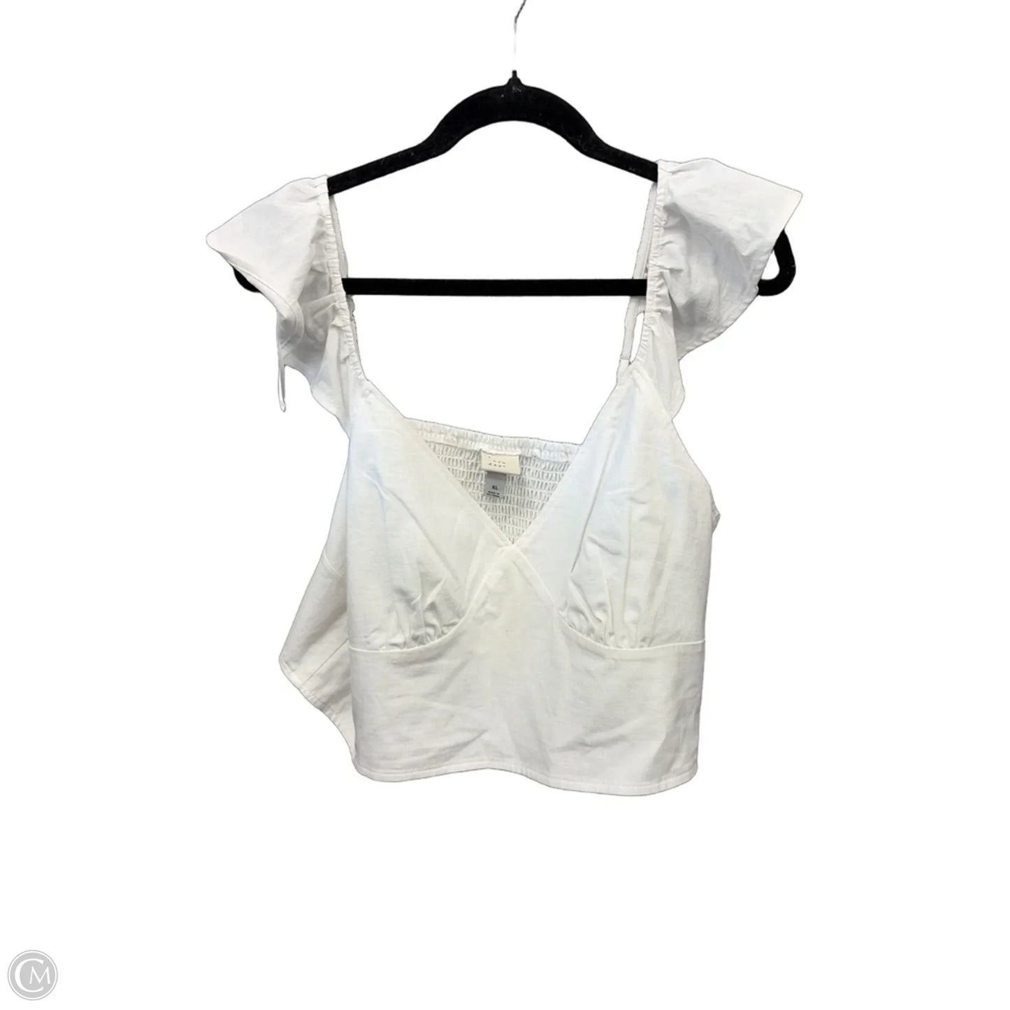 Top Sleeveless By A New Day In White, Size: Xl
