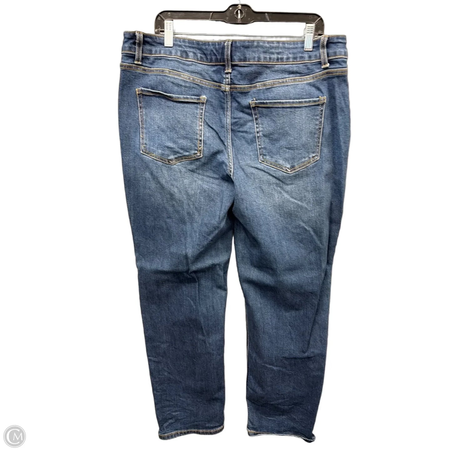 Jeans Skinny By Time And Tru In Blue Denim, Size: 18