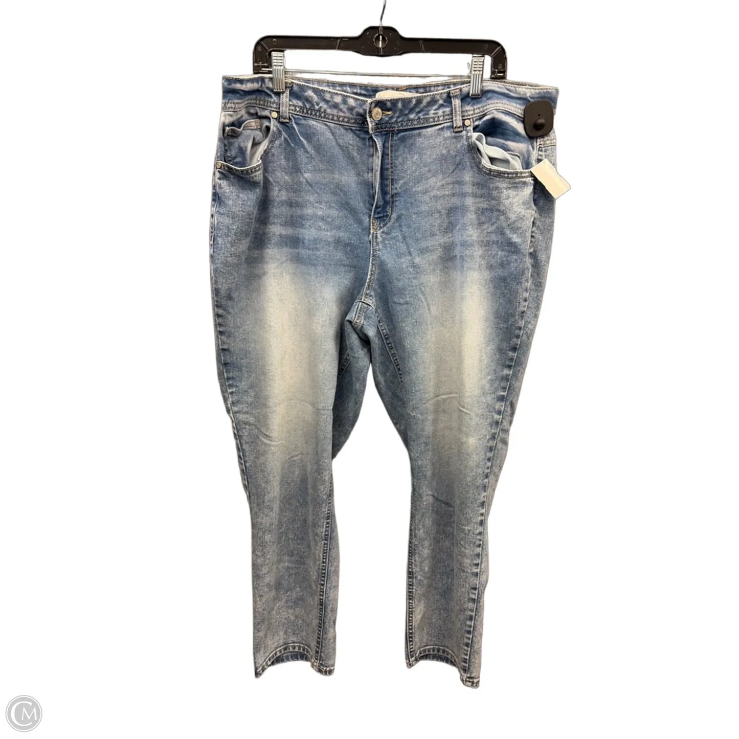 Jeans Skinny By Cato In Blue Denim, Size: 18