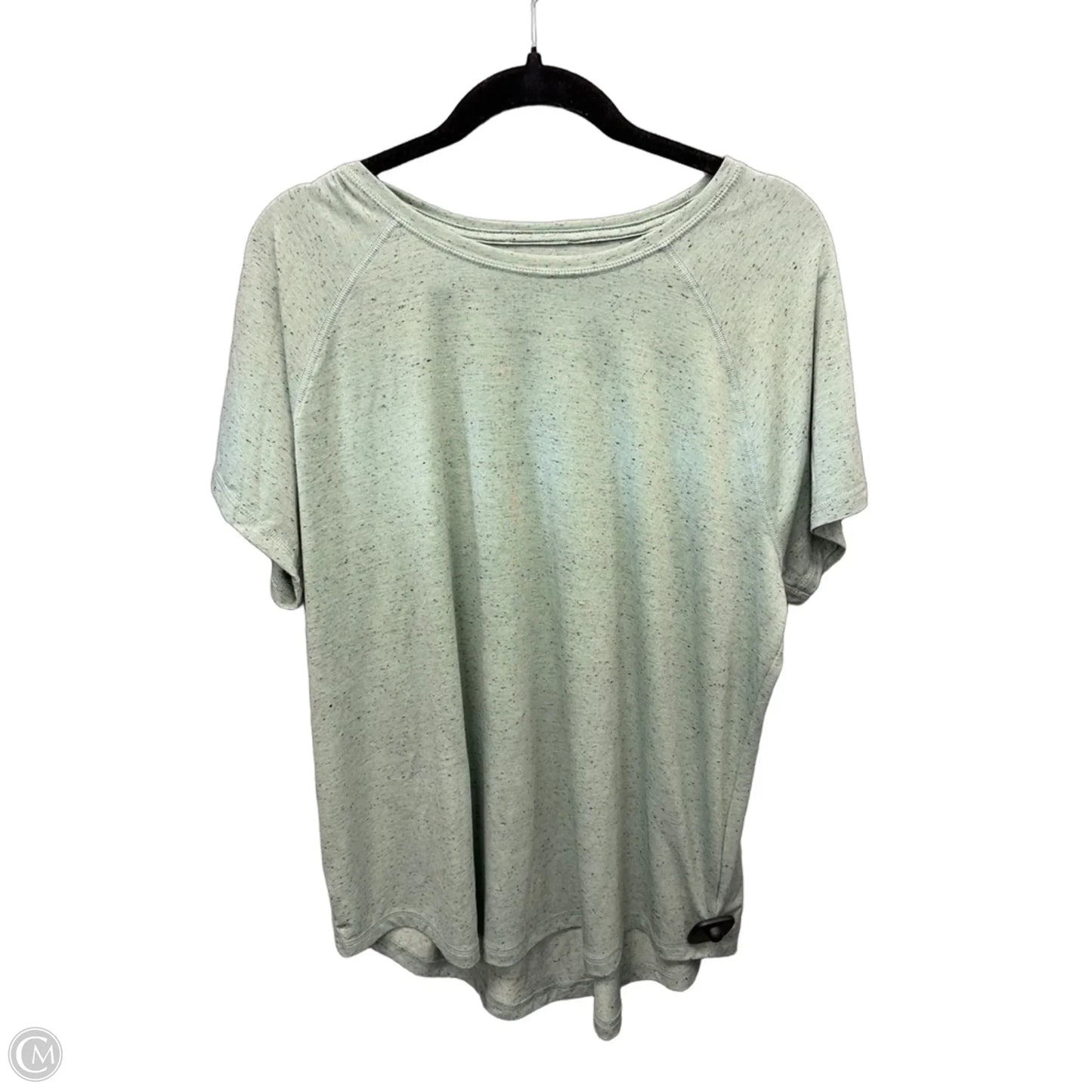 Athletic Top Short Sleeve By Tek Gear In Green, Size: Xxl