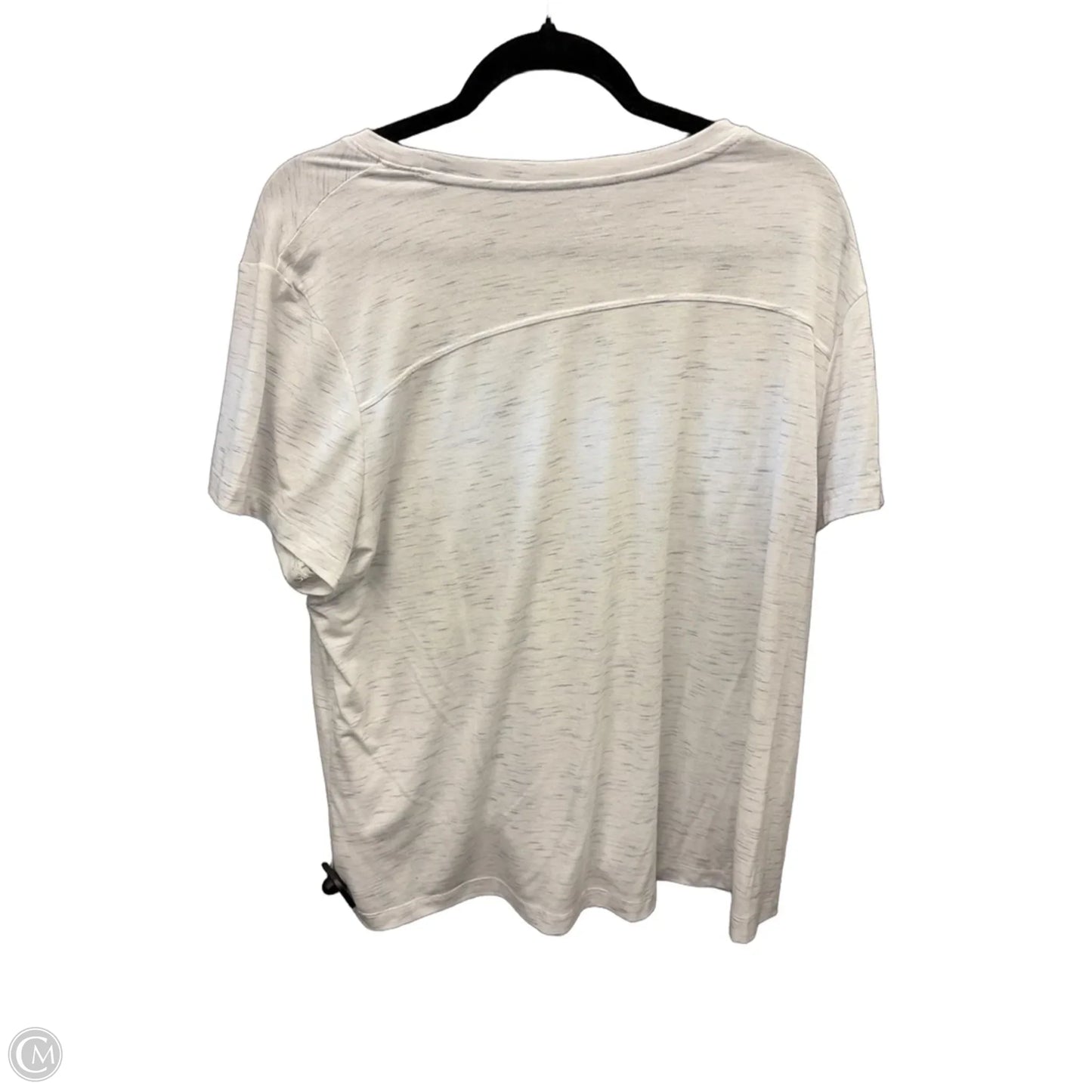 Athletic Top Short Sleeve By Avia In Grey, Size: 2x