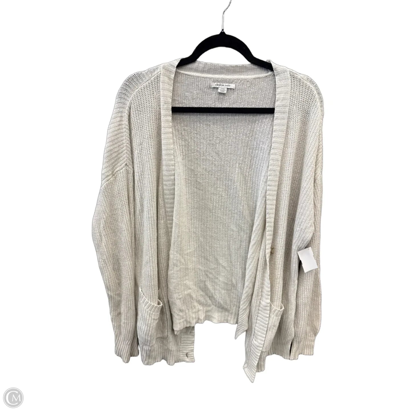 Cardigan By American Eagle In Cream, Size: M