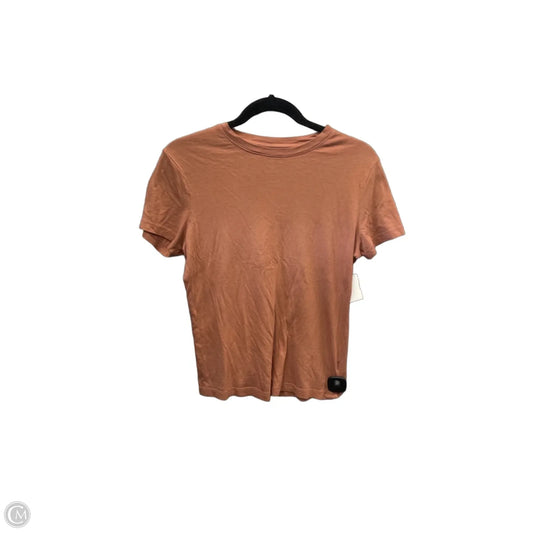 Top Short Sleeve Basic By A New Day In Brown, Size: S