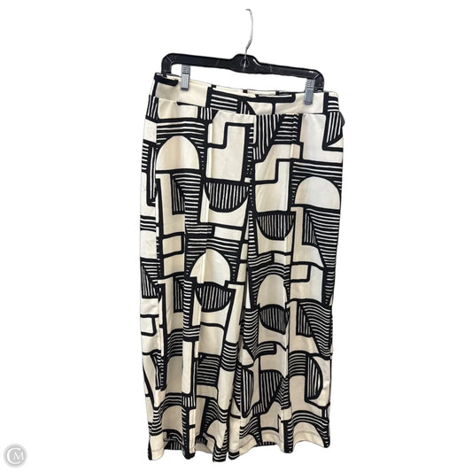 Pants Cropped By Clothes Mentor In Cream, Size: 14
