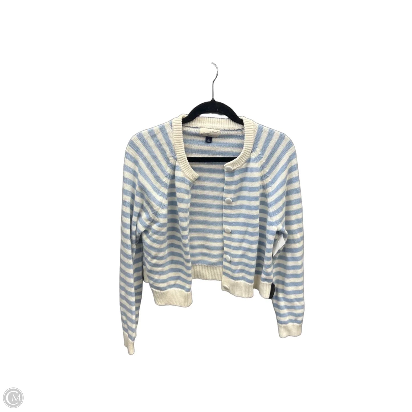 Cardigan By Universal Thread In Striped Pattern, Size: M