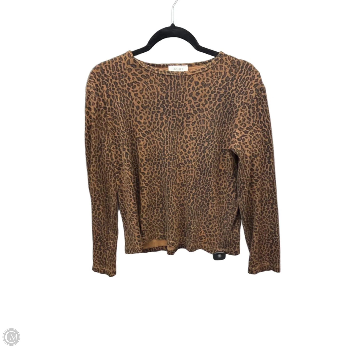 Top Long Sleeve By Clothes Mentor In Animal Print, Size: L