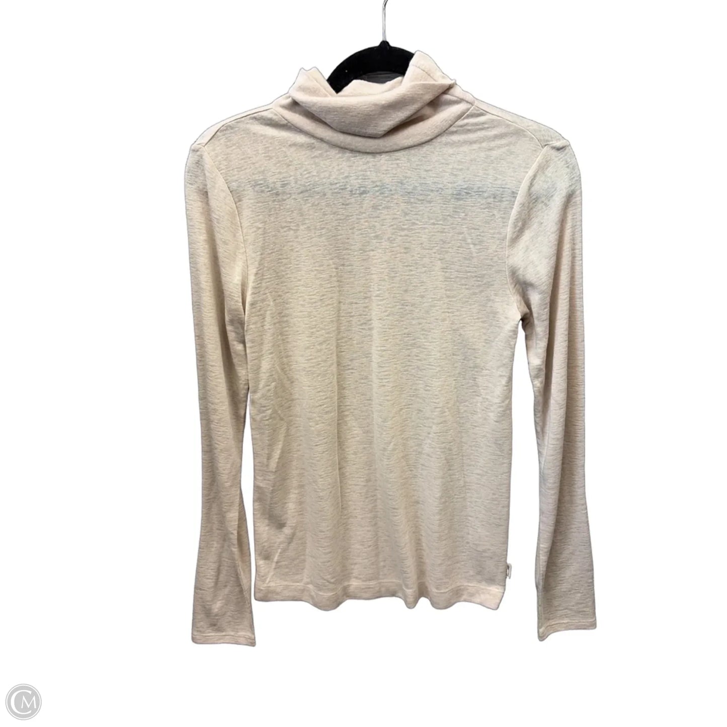 Top Long Sleeve By Upwest In Cream, Size: Xs