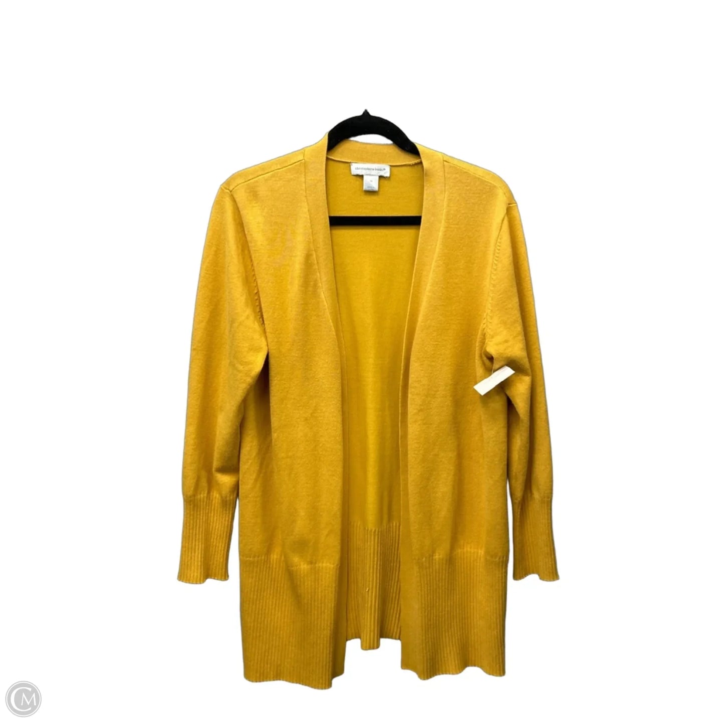 Cardigan By Christopher And Banks In Yellow, Size: M