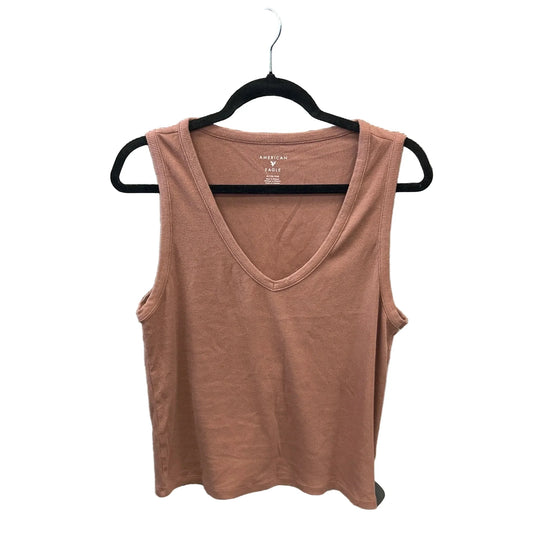 Top Sleeveless By American Eagle In Brown, Size: Xl