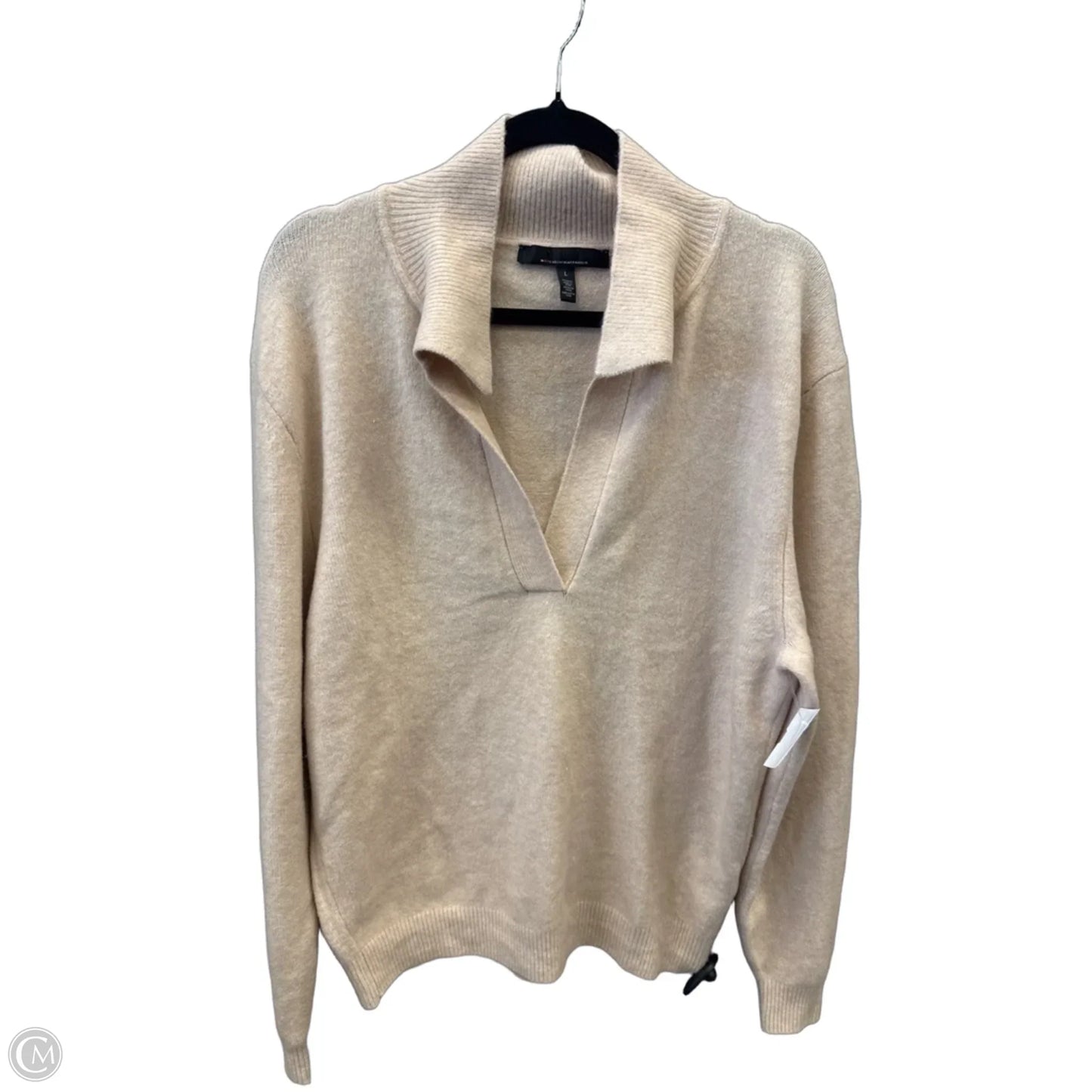 Sweater By White House Black Market In Cream, Size: L