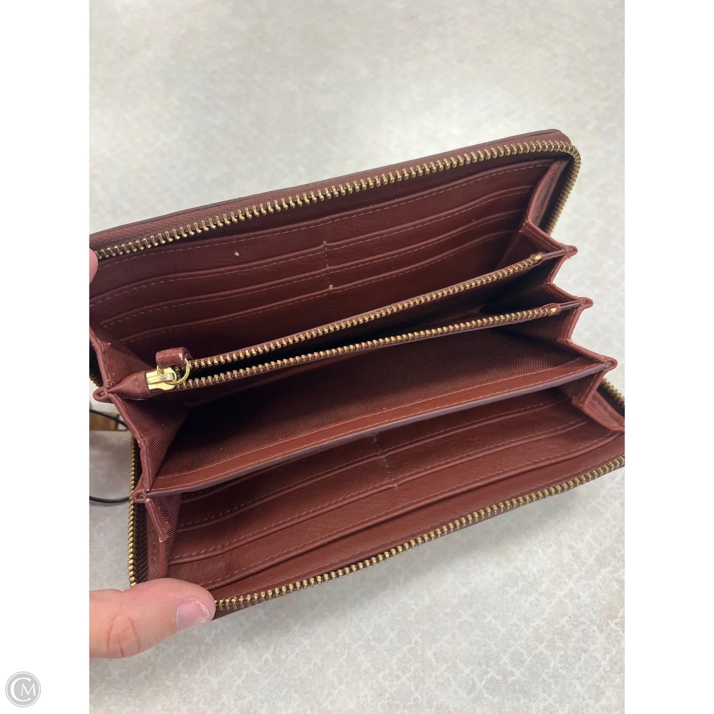 Wallet By Fossil, Size: Large