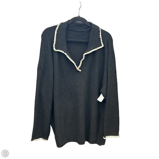 Sweater By Shein In Black, Size: 2x