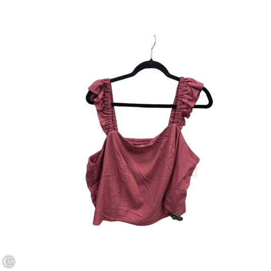 Top Sleeveless By Torrid In Pink, Size: 2x
