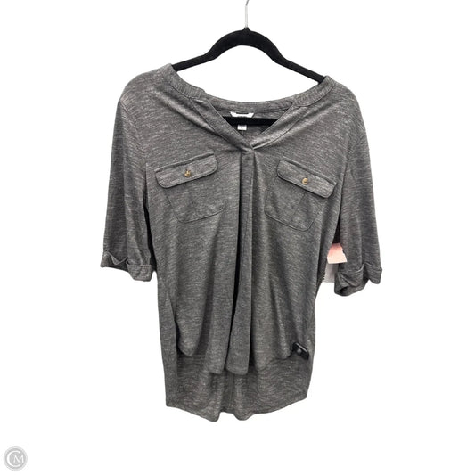 Top 3/4 Sleeve By Sonoma In Grey, Size: L