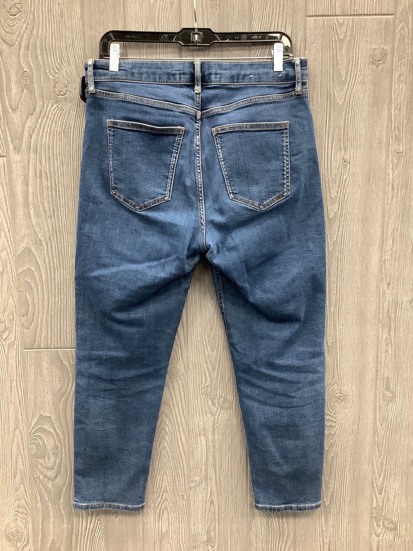 Jeans Straight By Boden In Blue Denim, Size: 4
