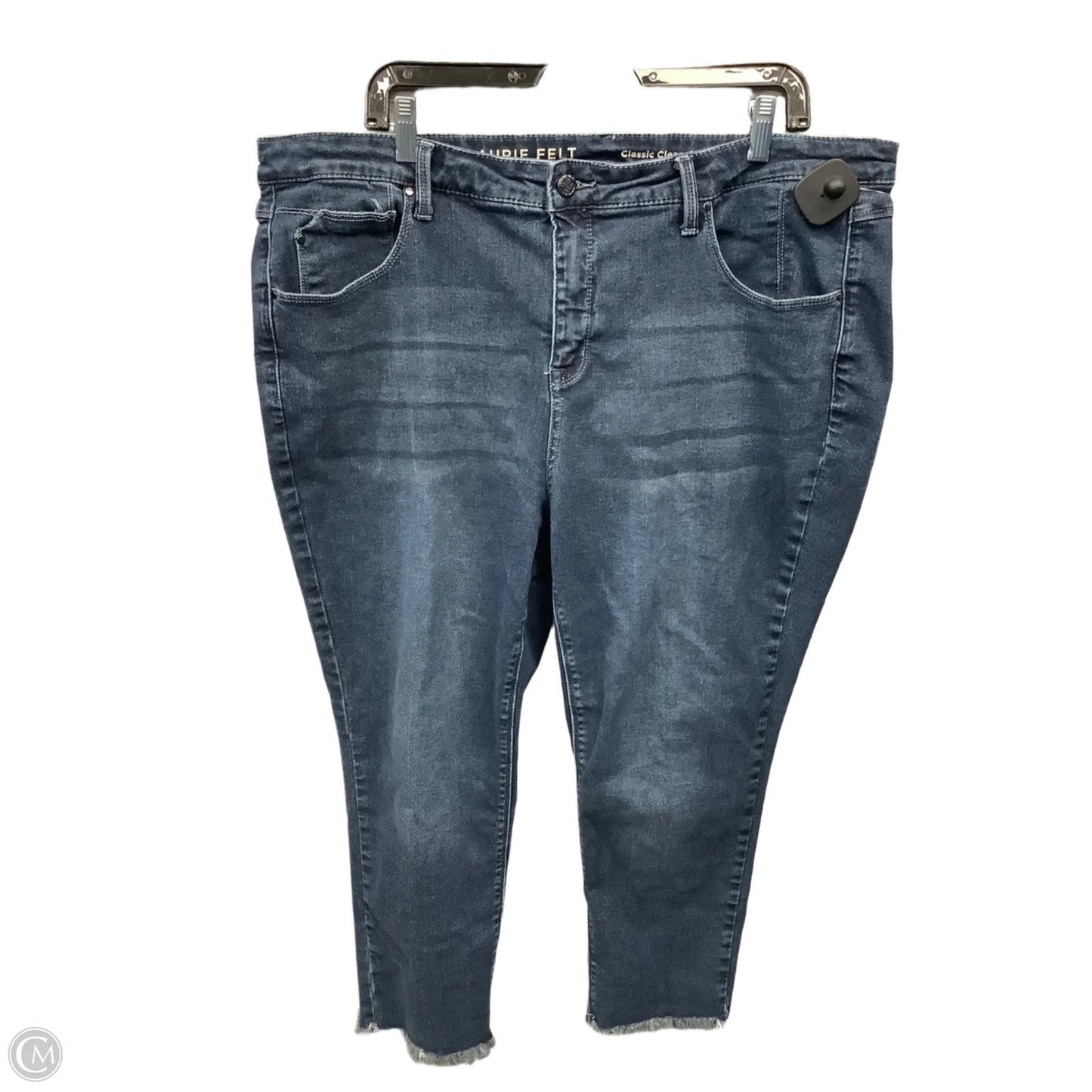 Jeans Skinny By Laurie Felt In Blue Denim, Size: 22