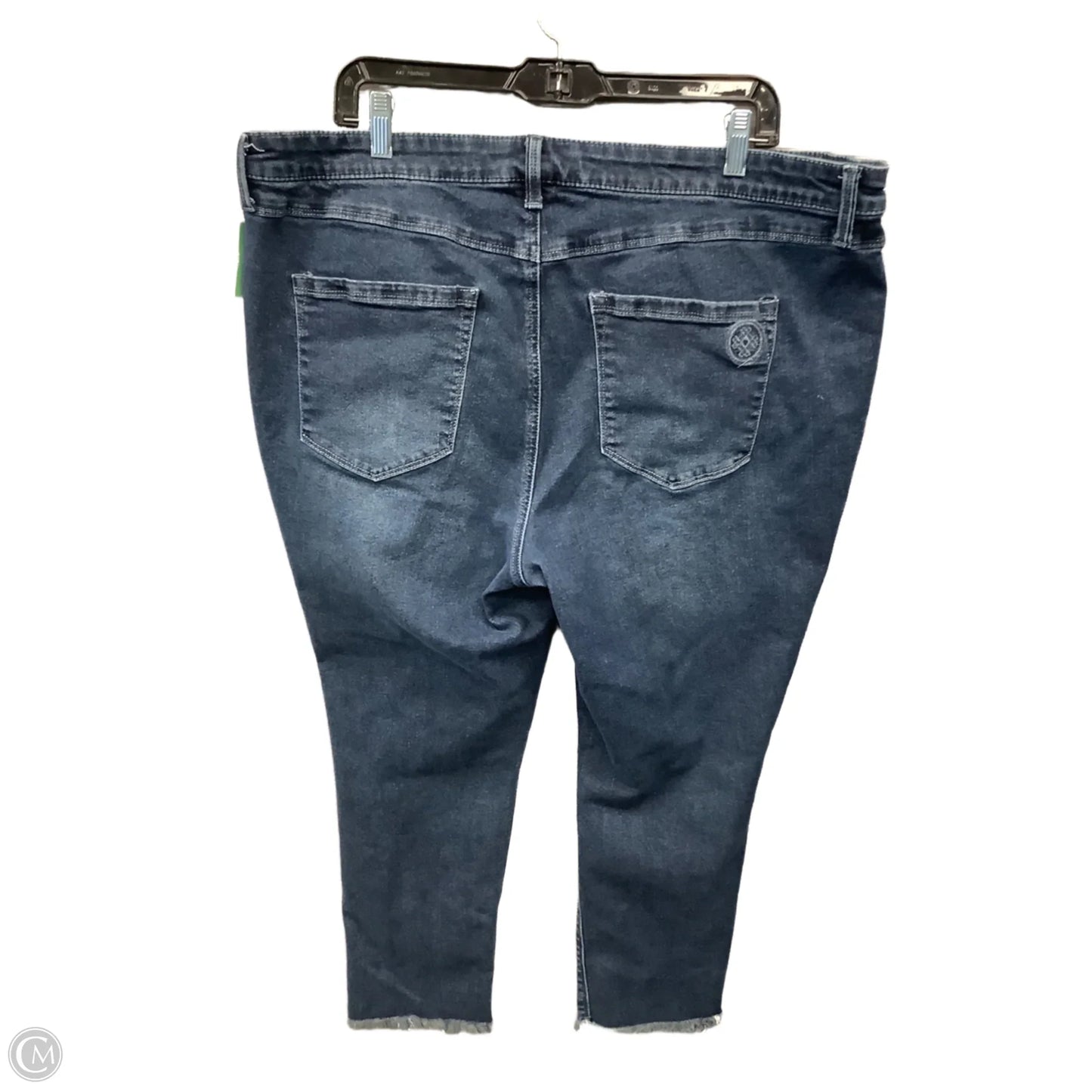 Jeans Skinny By Laurie Felt In Blue Denim, Size: 22