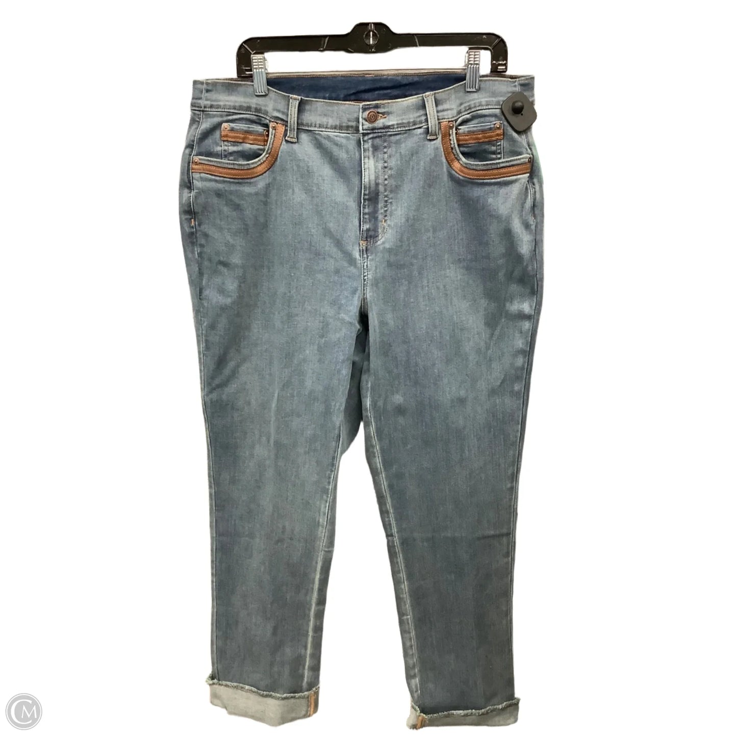 Jeans Skinny By Clothes Mentor In Blue Denim, Size: 18