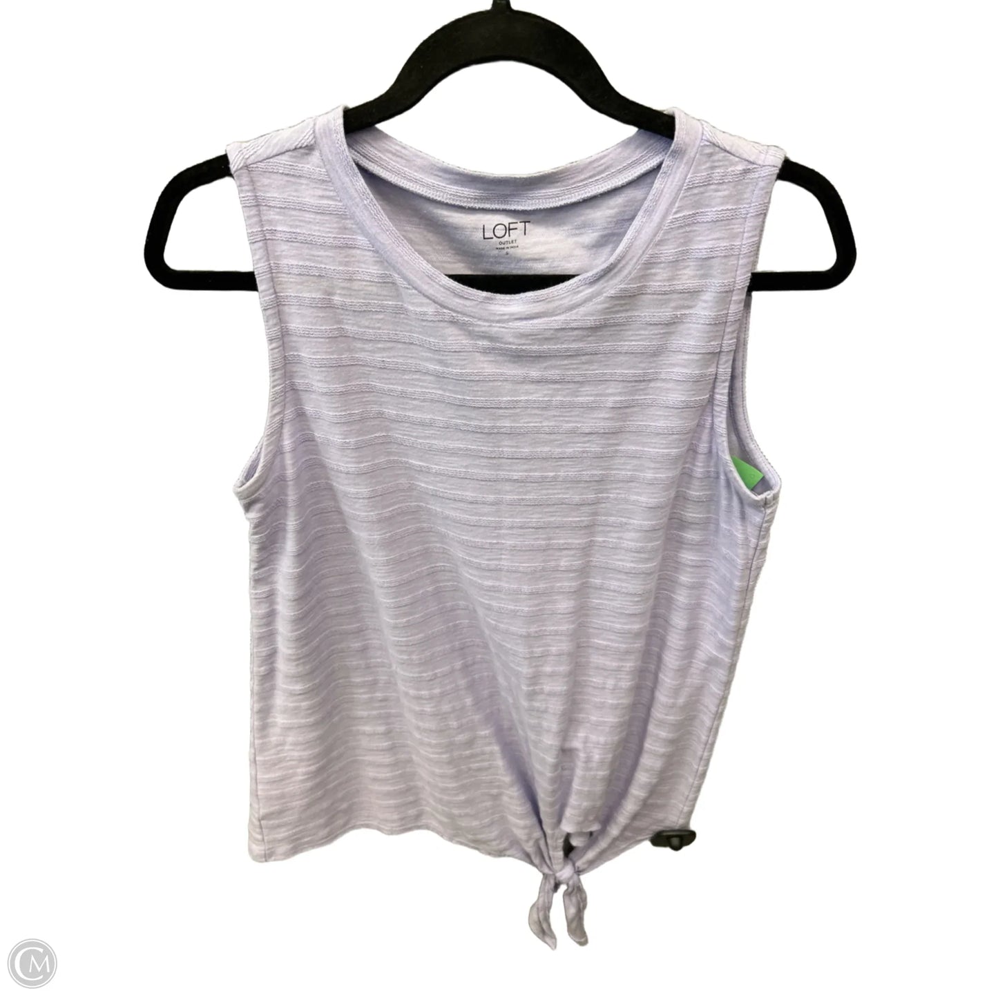 Top Sleeveless By Loft In Purple, Size: S