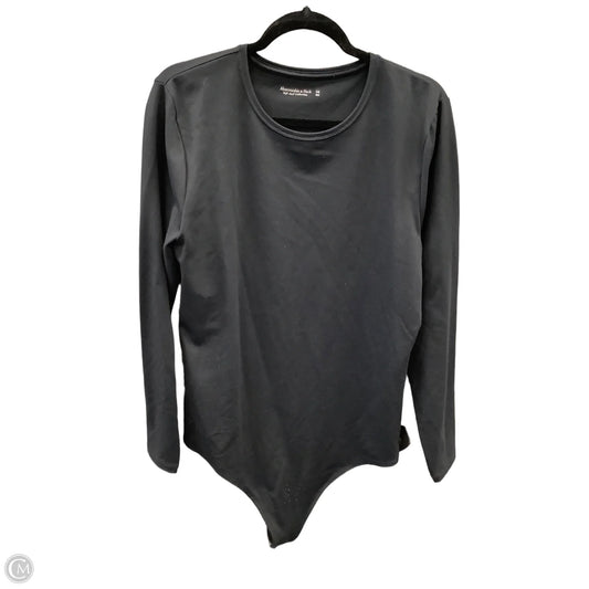 Top Long Sleeve By Abercrombie And Fitch In Black, Size: Xxl