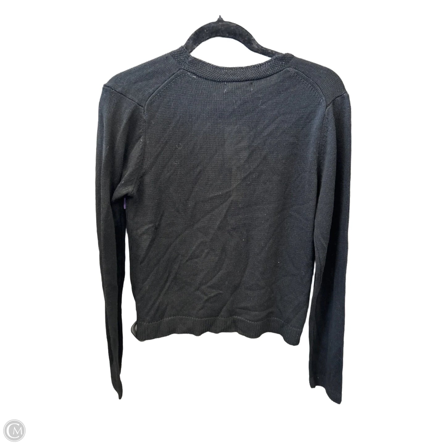 Sweater Cardigan By Max Studio In Black, Size: M