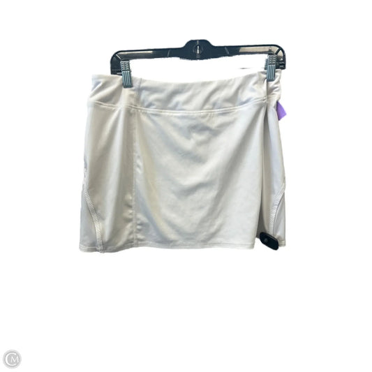 Athletic Skirt By Tangerine In White, Size: M