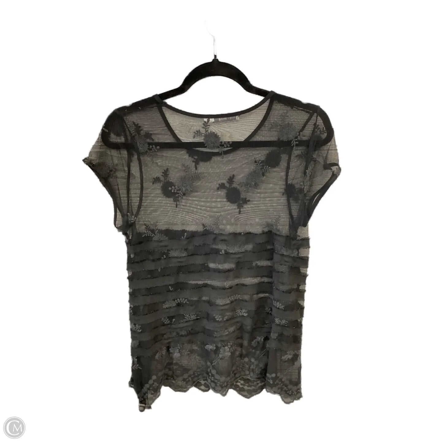 Top Short Sleeve By Bishop + Young In Black, Size: S