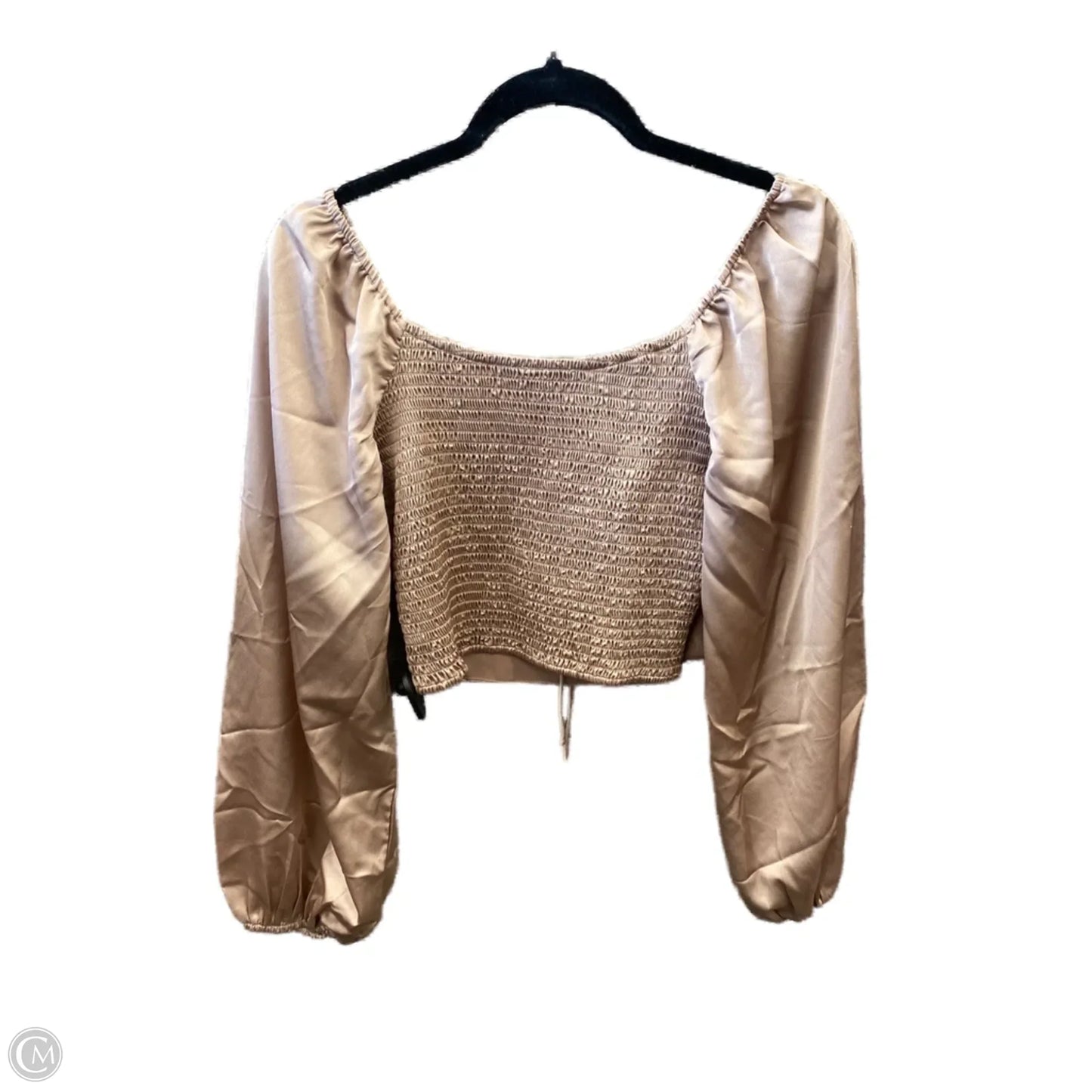 Top Long Sleeve By Altard State In Brown, Size: M