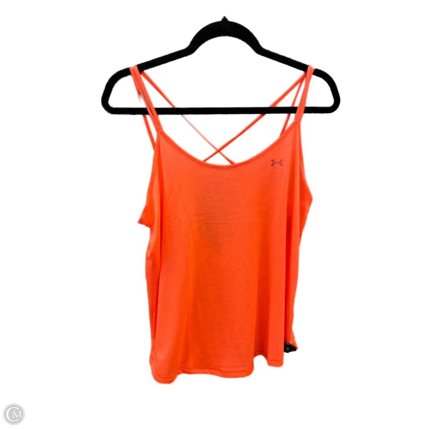 Athletic Tank Top By Under Armour In Orange, Size: L