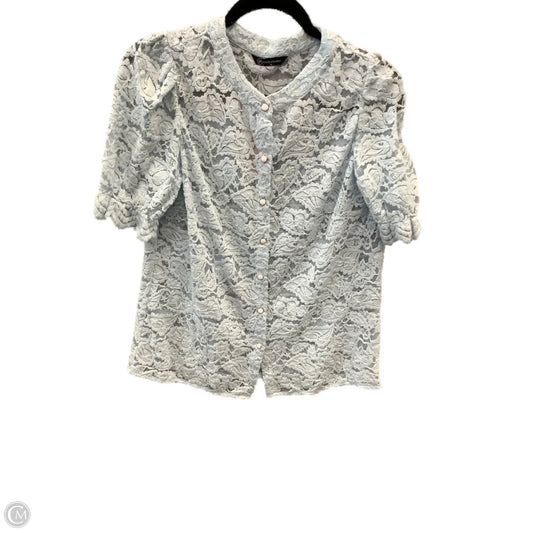 Top Short Sleeve By Clothes Mentor In Blue, Size: M