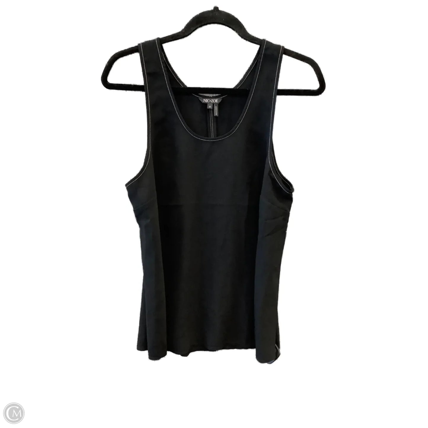 Top Sleeveless By Nic + Zoe In Black, Size: M