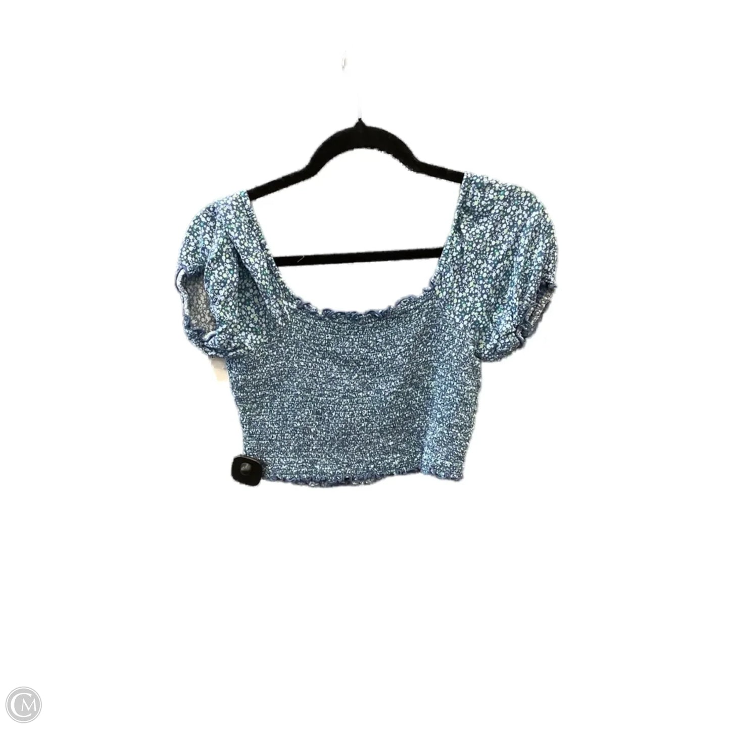 Top Short Sleeve By Aerie In Blue, Size: S