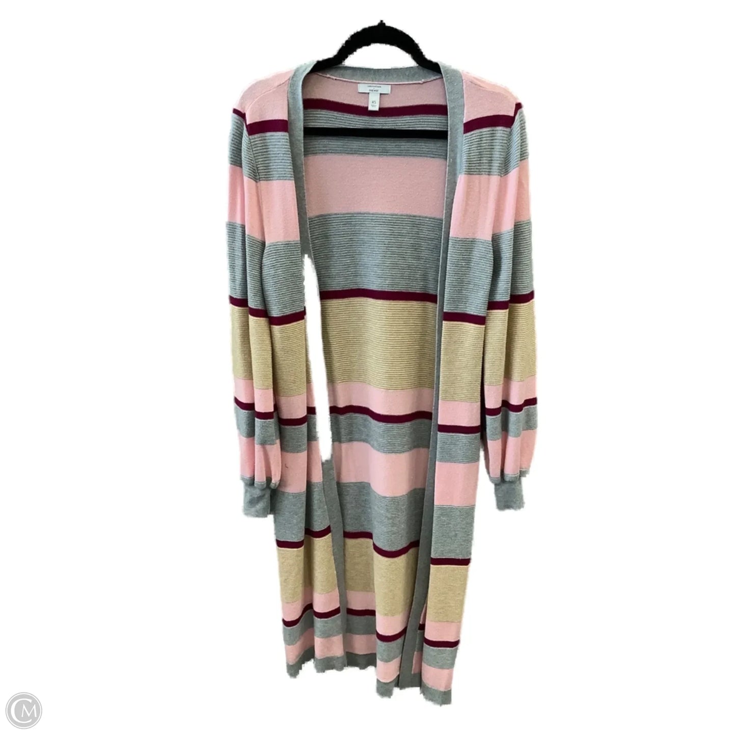 Cardigan By Nine West In Striped Pattern, Size: Xs