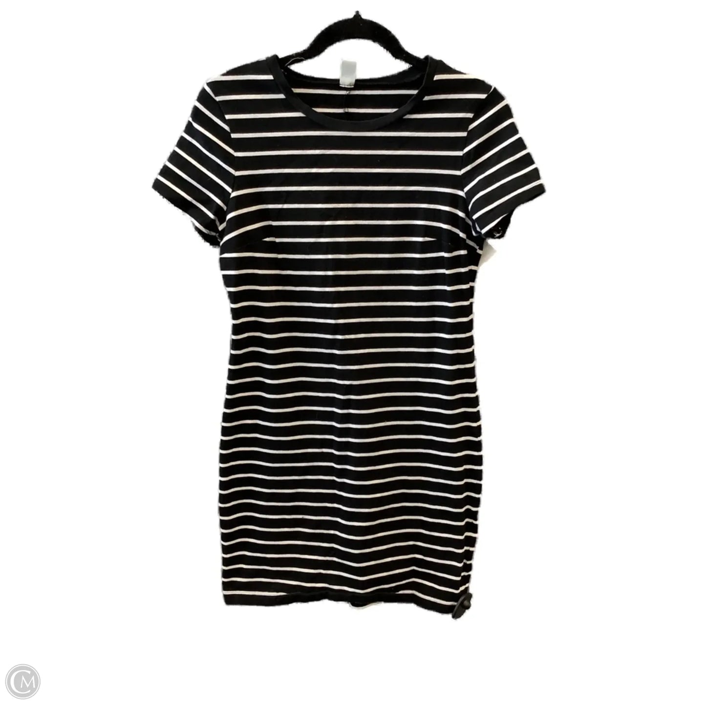 Dress Casual Midi By Old Navy In Striped Pattern, Size: M
