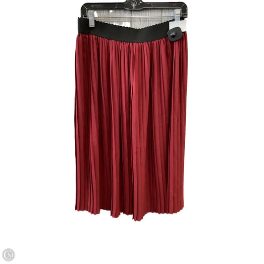 Skirt Midi By Downeast In Red, Size: 12